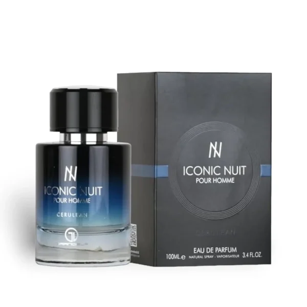  Iconic Nuit Pour Homme by Grandeur בהשראת La Nuit de L’Homme Bleu Electrique Yves Saint Laurent בושם לגבר | 100 מ"ל E.D.P