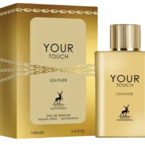 Your Touch Leather Maison Alhambra בהשראת Giorgio Armani Stronger With You Leather בושם לגבר | 100 מ"ל E.D.P