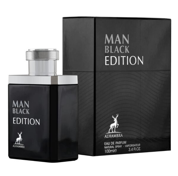 Man Black Edition Maison Alhambra בהשראת Montblanc Legend בושם לגבר | 100 מ"ל E.D.P