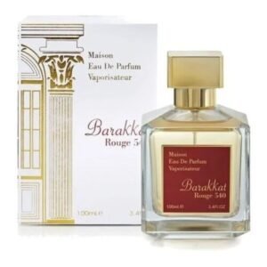 Barakkat Rouge 540 Eau de Parfum by Fragrance World בהשראת Baccarat Rouge 540 Maison Francis Kurkdjian בושם יוניסקס | 100 מ"ל E.D.P